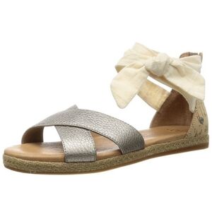 Ugg Australia Women Comfort Zip Back Strappy Ankle Flats Sandals shoes sz 9